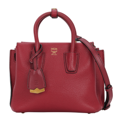 Milla Small Tote, Leather, Pink, MIK, S, 2*